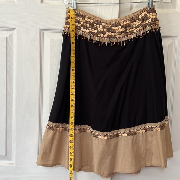 NWT Basil and Maude Boho Artisan Skirt - Picture 7 of 10